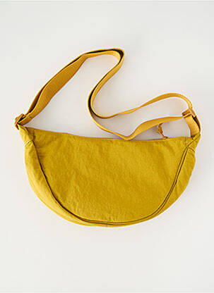 Sac fermeture zippée jaune SANS MARQUE femme