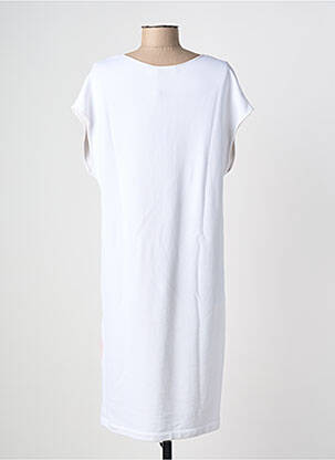 Robe mi-longue manches courtes manches courtes blanc COP COPINE femme