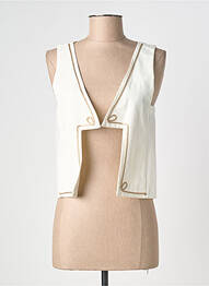 Veste casual coupe cintrée beige SEMIOLOGY femme