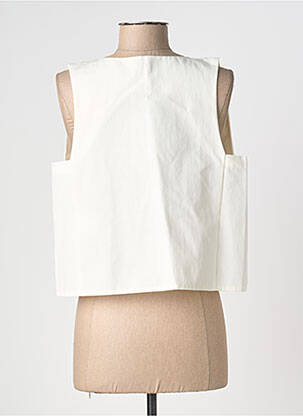 Veste casual coupe cintrée beige SEMIOLOGY femme