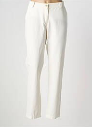 Pantalon slim taille élastique taille normale beige SEMIOLOGY femme