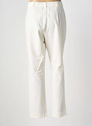 Pantalon slim taille élastique taille normale beige SEMIOLOGY femme