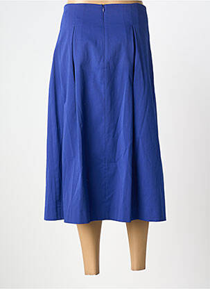 Jupe mi-longue taille normale bleu COP COPINE femme
