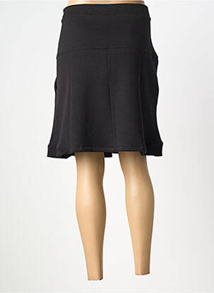 Jupe mi-longue stretch noir SEMIOLOGY femme
