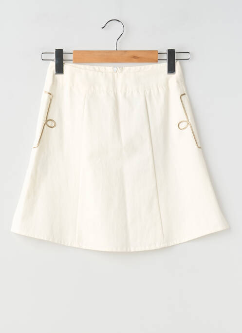 Jupe courte beige SEMIOLOGY femme