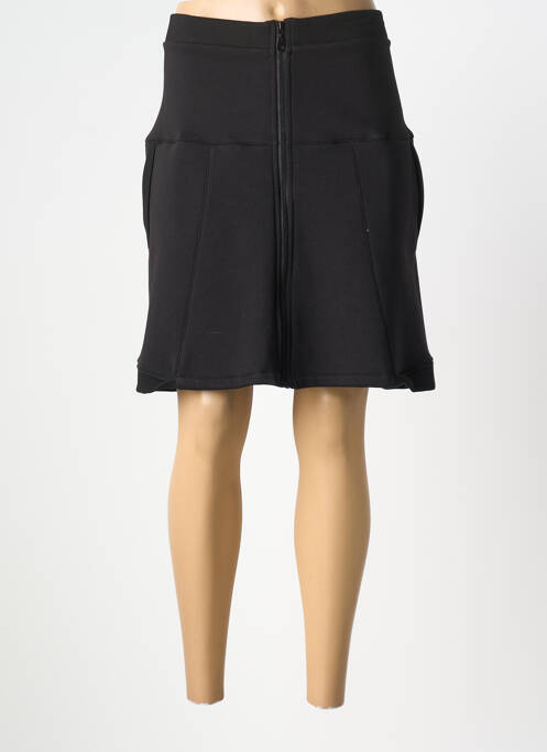 Jupe mi-longue noir SEMIOLOGY femme