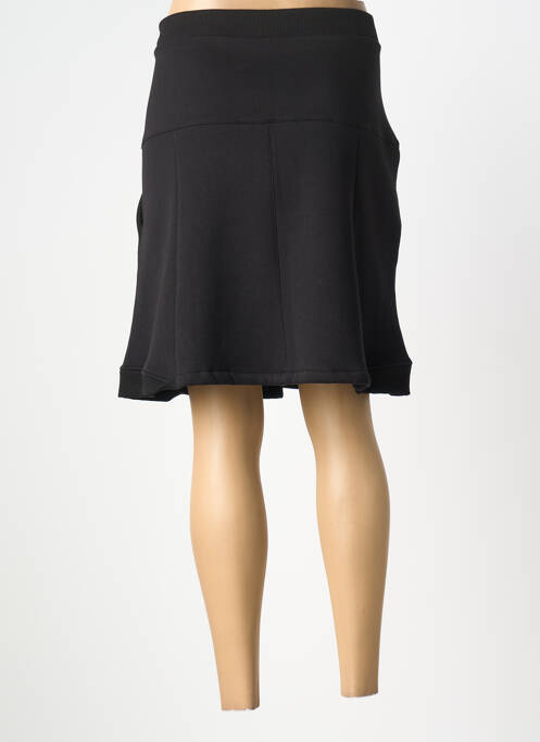 Jupe mi-longue noir SEMIOLOGY femme