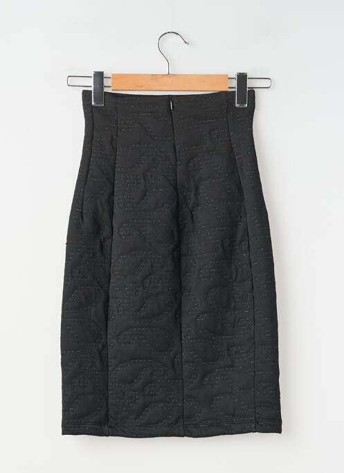 Jupe mi-longue noir SEMIOLOGY femme