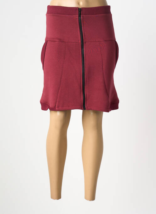 Jupe mi-longue rouge SEMIOLOGY femme