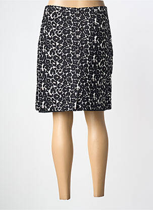Jupe courte coupe droite noir PAUL BRIAL femme