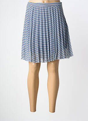 Jupe courte coupe évasée bleu SILVIAN HEACH femme