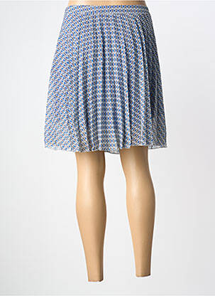 Jupe courte coupe évasée bleu SILVIAN HEACH femme