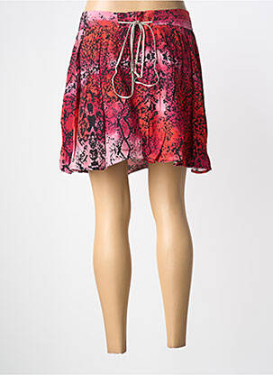 Jupe courte coupe évasée rose LOLA ESPELETA femme