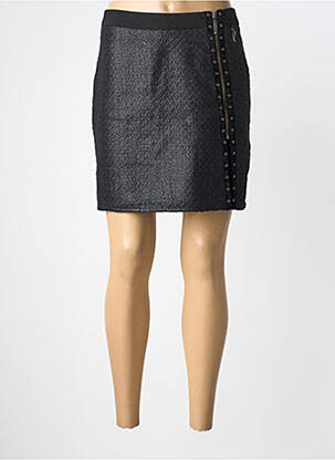 Jupe courte coupe droite noir LOLA ESPELETA femme
