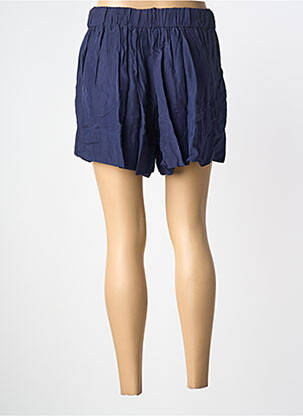 Short coupe droite bleu SUNCOO femme
