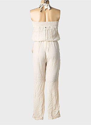 Combi-pantalon coupe fluide fines bretelles beige GAUDI femme