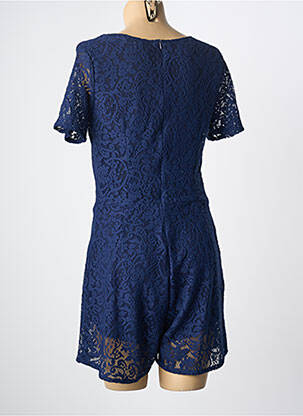 Combishort coupe cintrée manches courtes bleu MISMASH femme