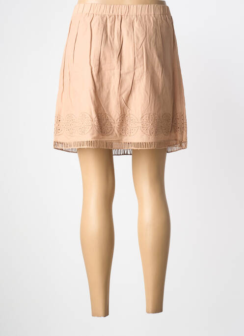 Jupe courte beige SCHOOL RAG femme