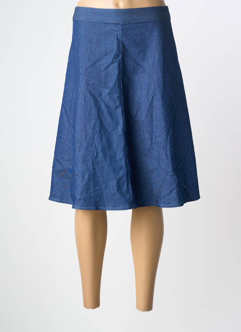 Jupe mi-longue bleu SOULMATE femme