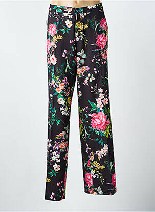 Pantalon droit taille à pinces taille normale noir LCDN femme