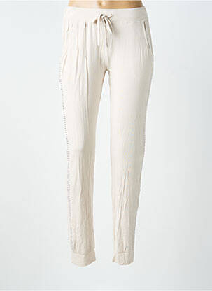 Jogging stretch taille normale beige GAUDI femme