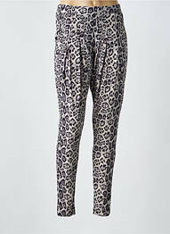 Pantalon slim taille élastique taille normale gris FRANSA femme