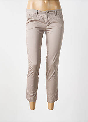 Pantalon chino taille basse taille basse gris LIU JO femme