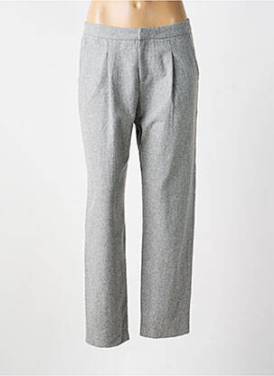 Pantalon slim taille normale taille normale gris SUNCOO femme