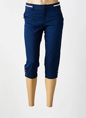 Corsaire taille élastique taille normale bleu LOLA ESPELETA femme