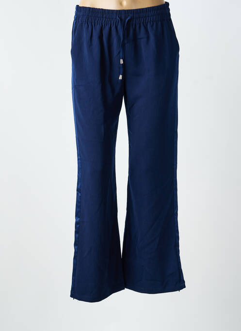 Pantalon droit bleu FRANSA femme