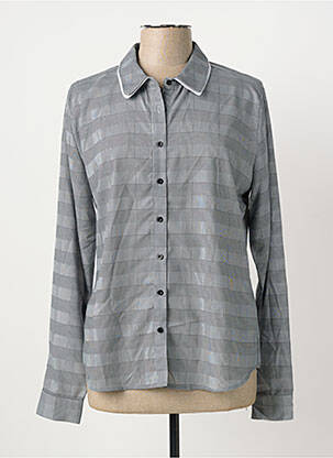 Chemisier coupe cintrée manches longues gris SCHOOL RAG femme