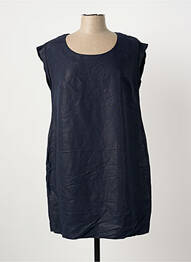 Robe courte manches courtes manches courtes bleu LES FILLES DE NEAUX femme