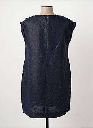 Robe courte manches courtes manches courtes bleu LES FILLES DE NEAUX femme