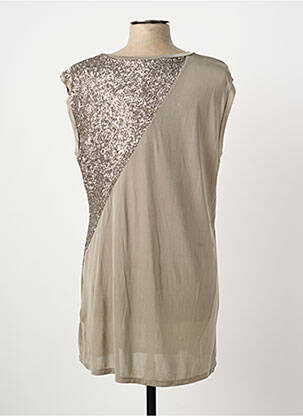 Top stretch sans manche gris LIU JO femme