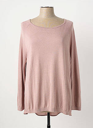 Pull stretch manches longues rose BETTY BARCLAY femme