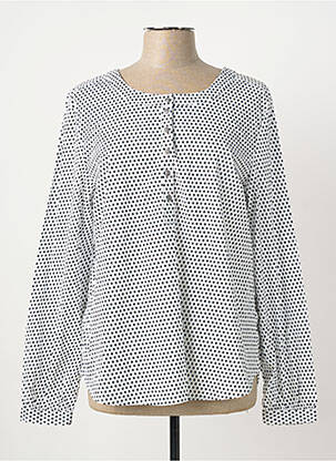 Blouse col rond manches longues beige SOULMATE femme