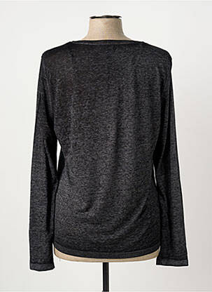 Top stretch manches longues noir PAUL BRIAL femme