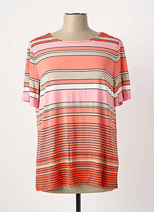 T-shirt stretch manches courtes orange BETTY BARCLAY femme