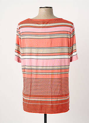 T-shirt stretch manches courtes orange BETTY BARCLAY femme
