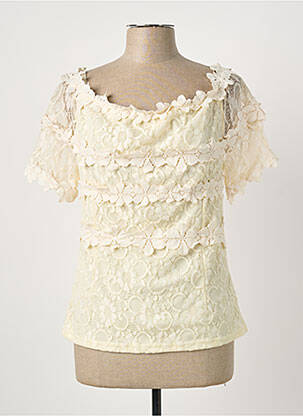 Top manches courtes manches courtes beige PAUL BRIAL femme