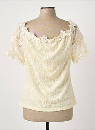 Top manches courtes manches courtes beige PAUL BRIAL femme