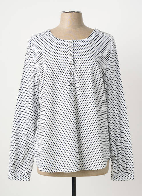Blouse col rond manches longues beige SOULMATE femme