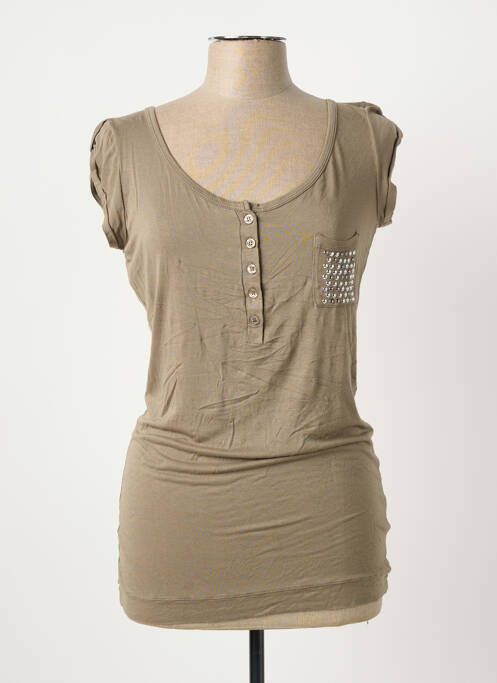 Top vert POUSSIERE D'ETOILE femme