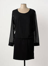 Robe courte manches longues manches longues noir LOLA ESPELETA femme