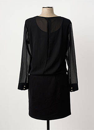 Robe courte manches longues manches longues noir LOLA ESPELETA femme
