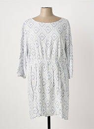 Robe courte manches longues manches longues blanc SCHOOL RAG femme