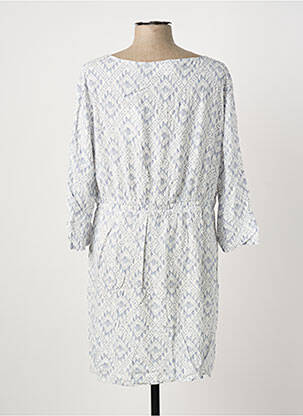 Robe courte manches longues manches longues blanc SCHOOL RAG femme