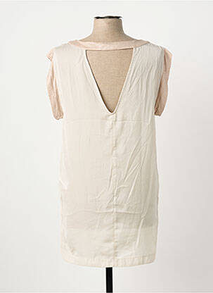 Tunique sans manche col rond beige LIU JO femme