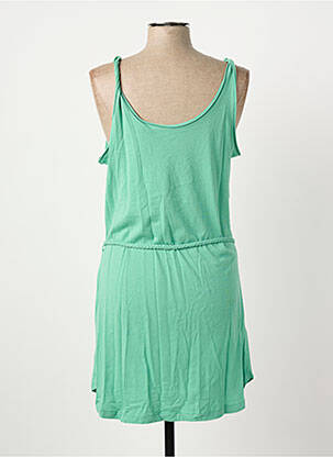 Robe courte sans manche sans manche vert SCHOOL RAG femme