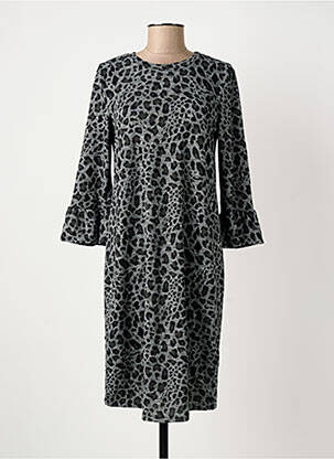 Robe pull col rond manches longues gris FRANSA femme